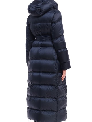 Темно-синее пальто MAX MARA: фото 6 - Invogue